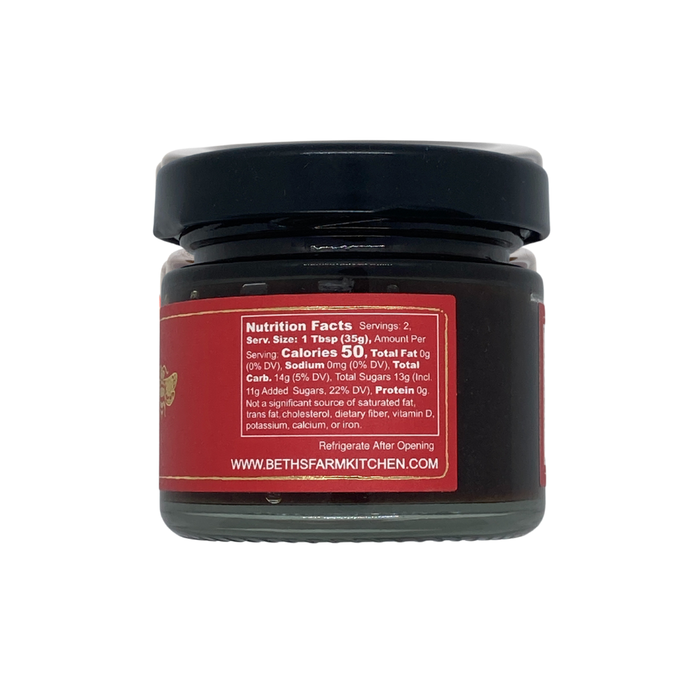 nutritional label for Beth's Farm Kitchen Fig Jam