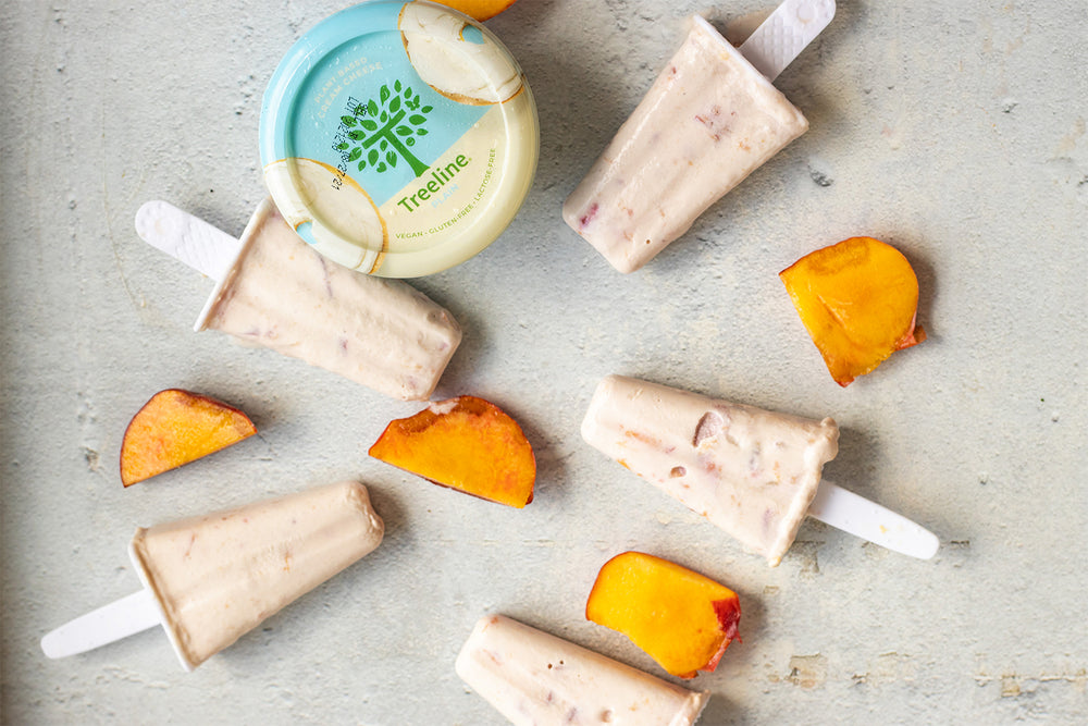 Peaches & Cream Popsicles