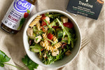 Spring Chopped Salad with Fusilli Pasta and Aged Artisanal Cheese