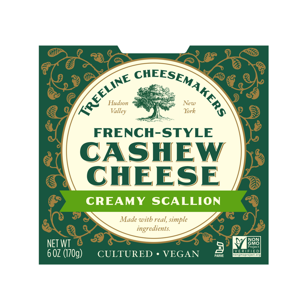 Creamy Scallion French-Style Cashew Cheese