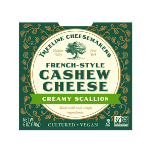 Creamy Scallion French-Style Cashew Cheese – Treeline Cheese