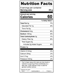 nutritional panel for Treeline Vegan Dairy-Free Creamy Curry Dip