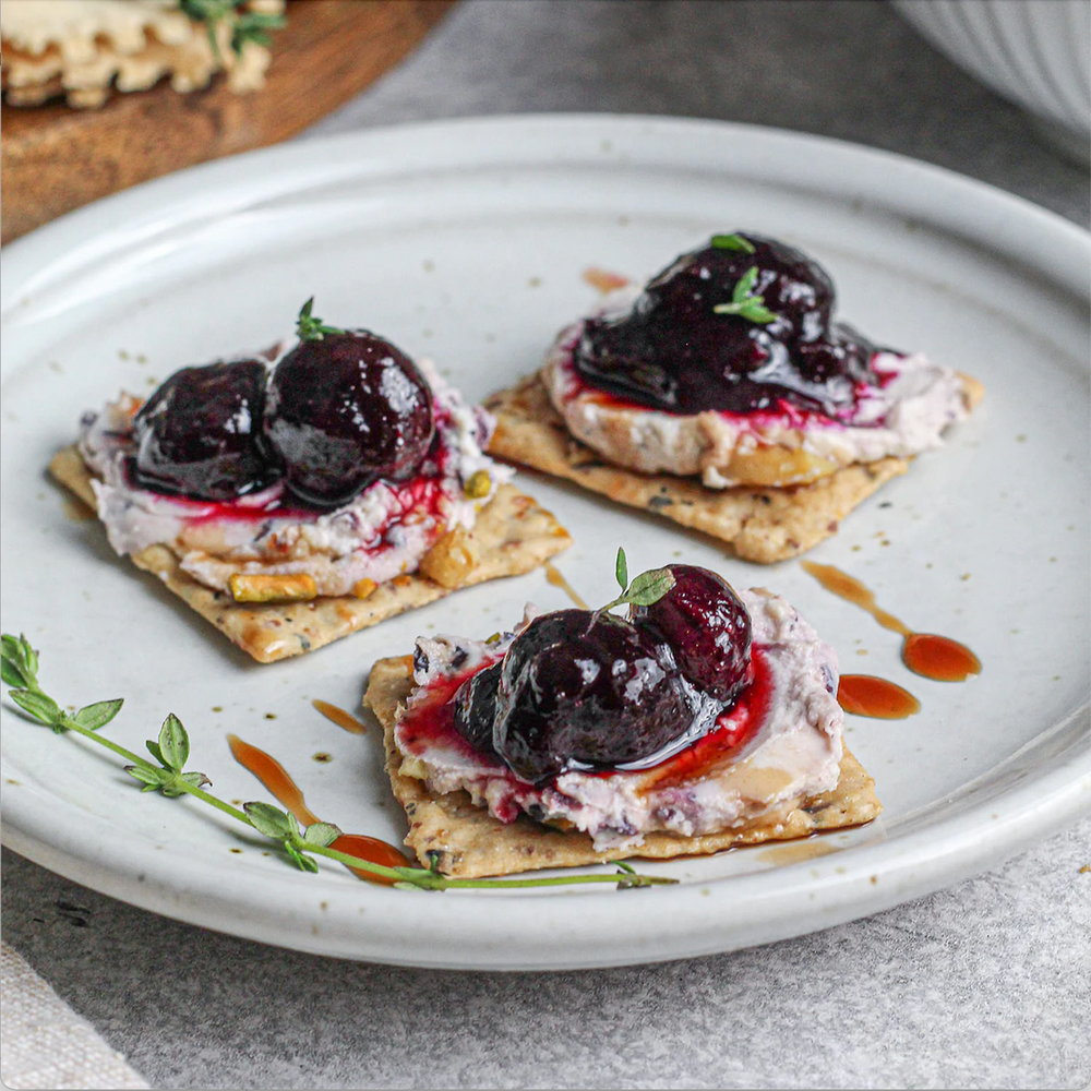 
                  
                    Blueberry Vegan Goat-Style Cashew Cheese - Voted BEST VEGAN CHEESE by USA Today&amp;#39;s Reader&amp;#39;s Choice Awards!
                  
                