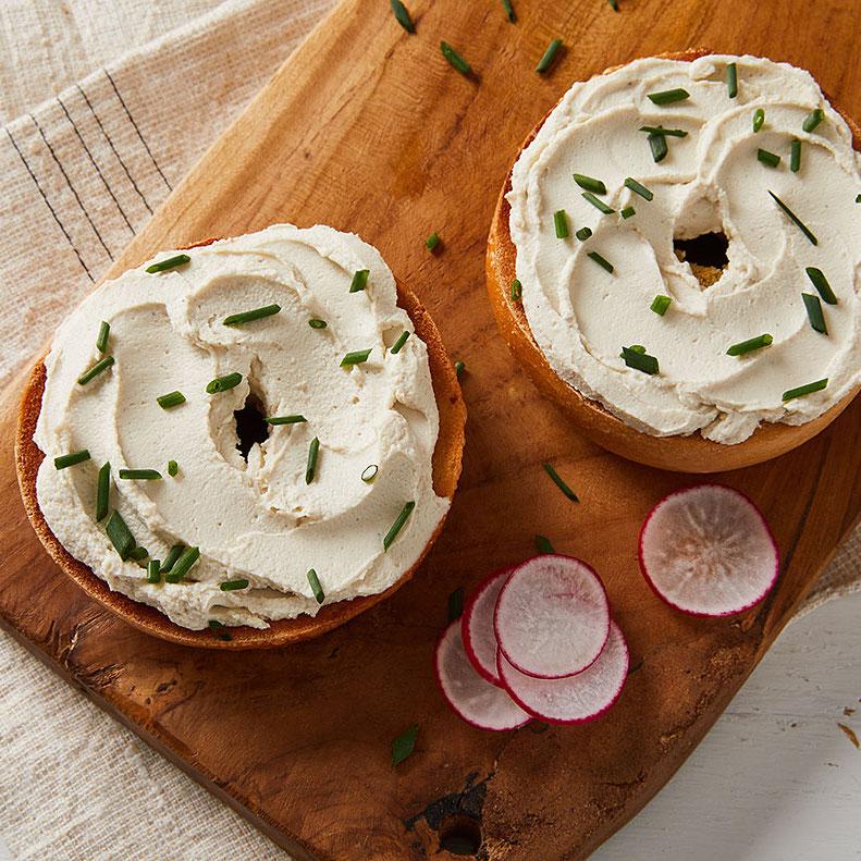 
                  
                    Load image into Gallery viewer, Chive &amp;amp; Onion Non-Dairy Cashew Cream Cheese
                  
                